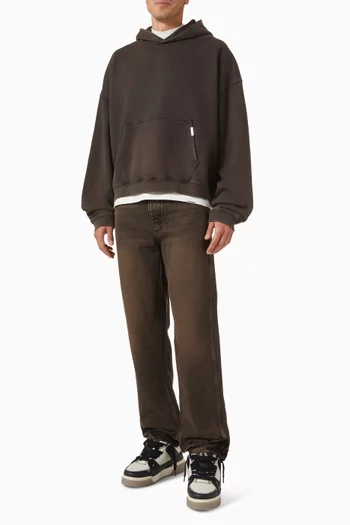 Boxy Oversized Hoodie in Fleece