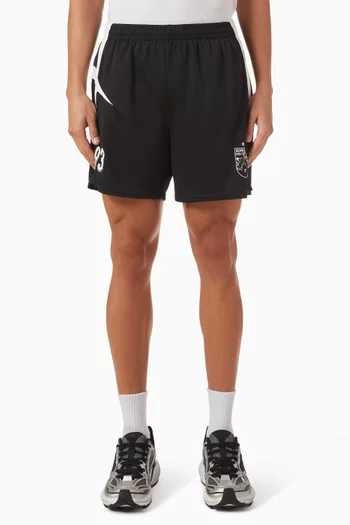 Star Football Shorts in Mesh