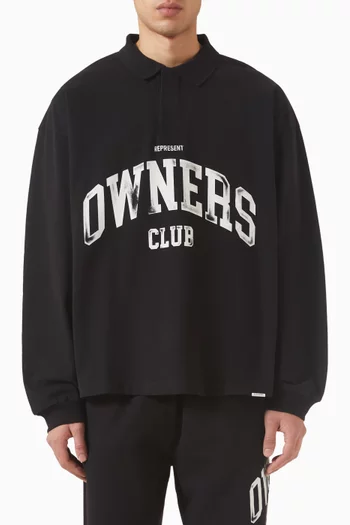 Owners Club Rugby Top in Cotton-jersey