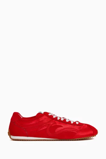 Wave Sneakers in Satin