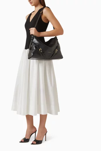 Medium Voyou Tote Bag in Leather