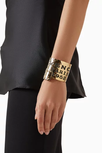 Tape Cuff Bracelet in Brass