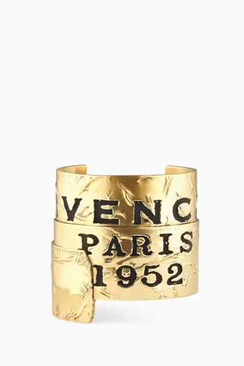 Tape Cuff Bracelet in Brass