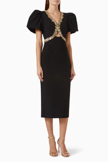 Alexandrite Midi Dress
