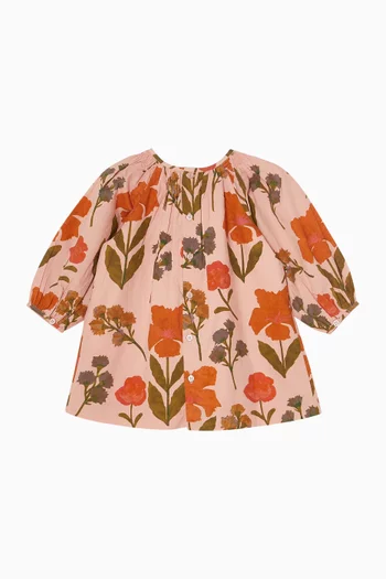 Muce Floral Dress in Cotton