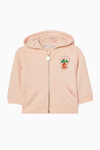 Tibou Zip-Up Hoodie in Organic Cotton