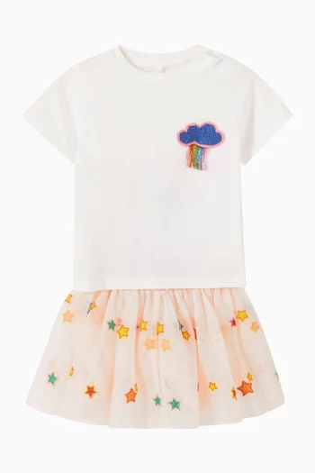 Cloud Tassel T-Shirt in Cotton
