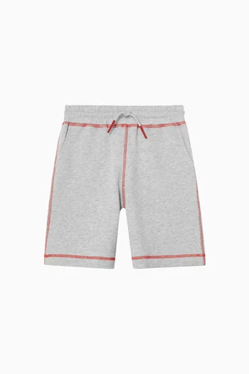 Contrast Trim Sweat Shorts
