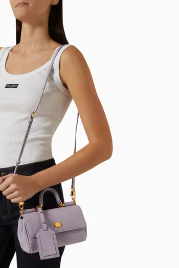 Mini My Sicily Top-handle Bag in Python