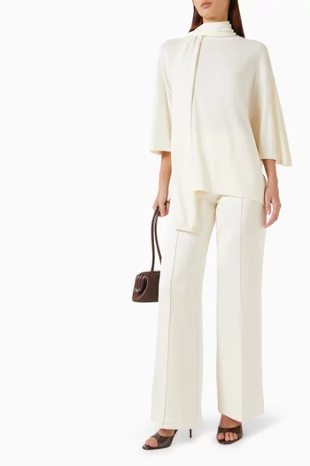 Oversized T-shirt in Viscose-blend