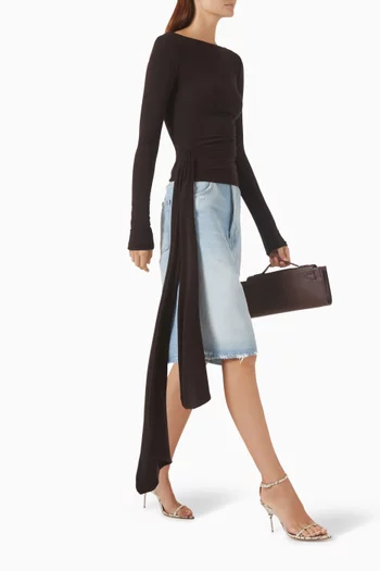 Draped Top in Jersey