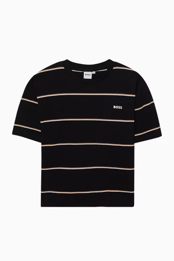 Striped T-shirt in Cotton