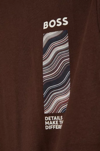 Logo-print T-shirt in Jersey