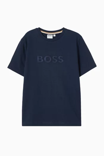 Tonal Logo T-shirt in Jersey