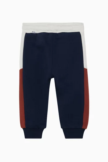 Logo Print Trackpants in Fleece