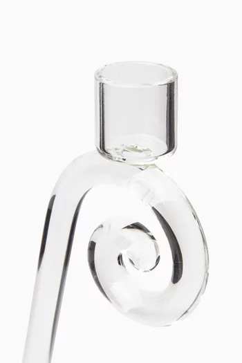 Double Stem Spiral Candleholder