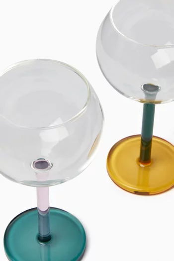 Bilboquet Wine Glasses, Set of 2
