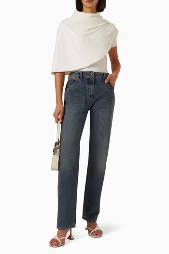 Scarf T-shirt in Jersey