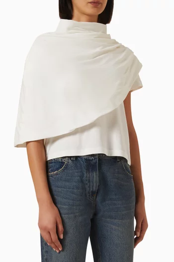 Scarf T-shirt in Jersey