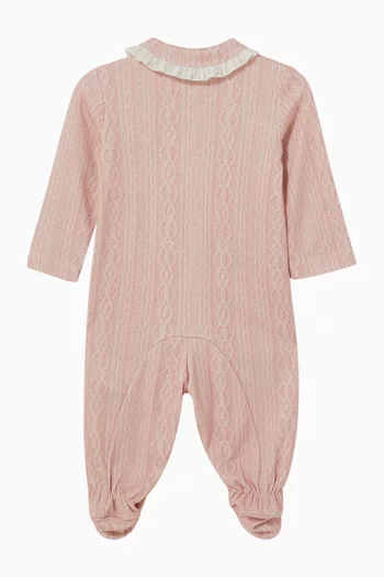Logo Knitted Sleepsuit