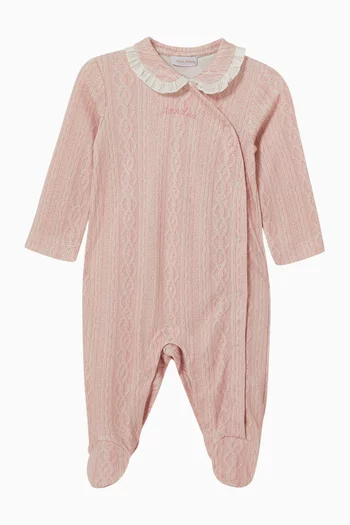 Logo Knitted Sleepsuit