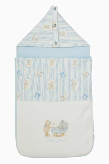 Magician Teddy Sleeping Bag in Cotton Blend