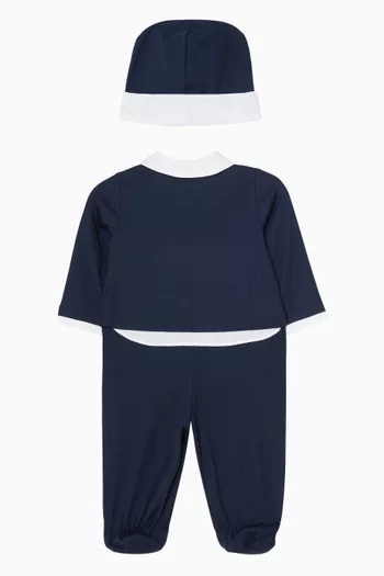Tuxedo Sleepsuit & Beanie Gift Set