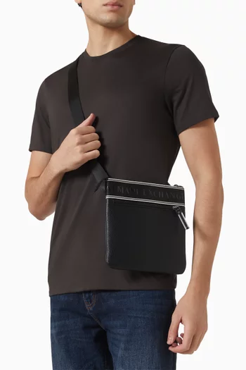 Flat Crossbody Messenger Bag
