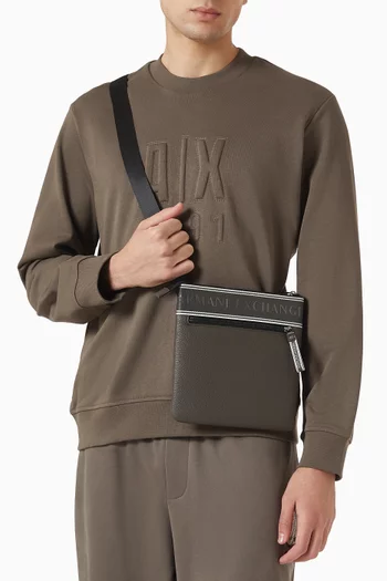 Flat Crossbody Messenger Bag