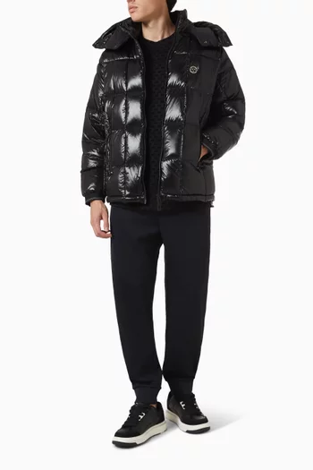 Detachable-hood Down Jacket
