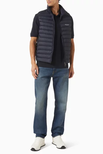 Quilted Full-zip Down Vest