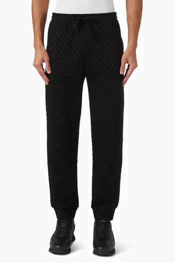 All-over Logo Sweatpants in Cotton-jersey