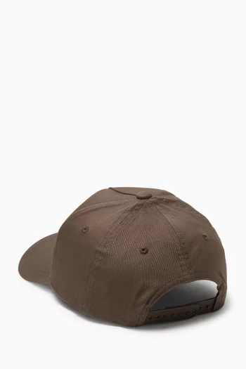 Embroidered Logo Baseball Cap in Cotton