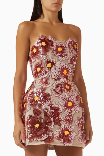 Maraya Embellished Mini Dress