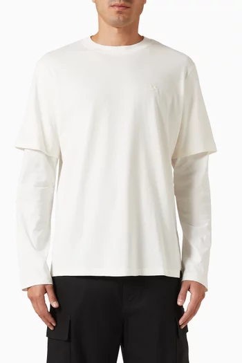 AC Double Sleeve T-shirt in Cotton