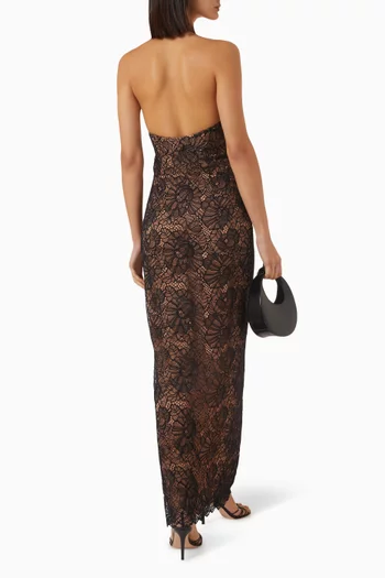 Halterneck Dress in Lace
