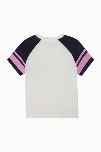 تي شيرت بطبعة قطن