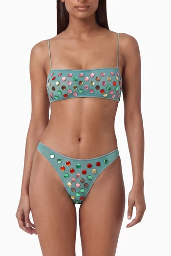 Bubble Bandeau Bikini Set