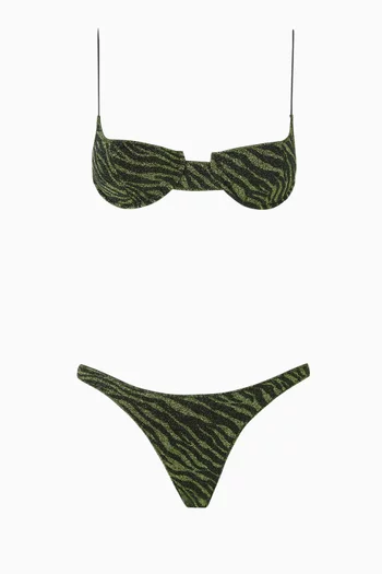 Animalier Balconette Bikini Set