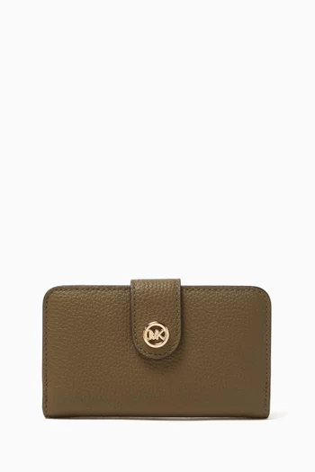 Medium Bi-fold Wallet in Leather