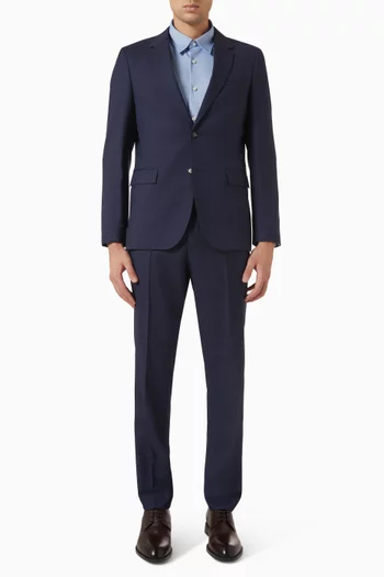 Houston Slim-fit 2-piece Suit in Virgin Wool