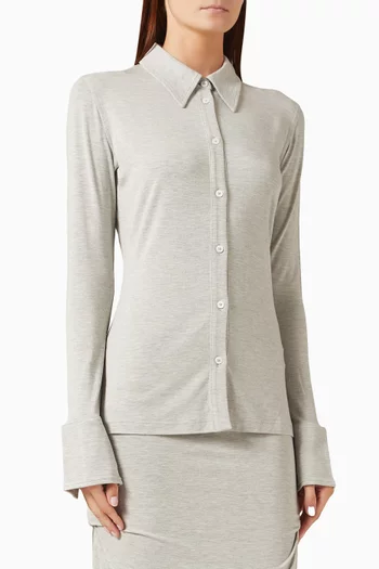 Slim-fit Top in Jersey