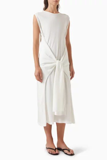 Tie-waist Dress in Jersey