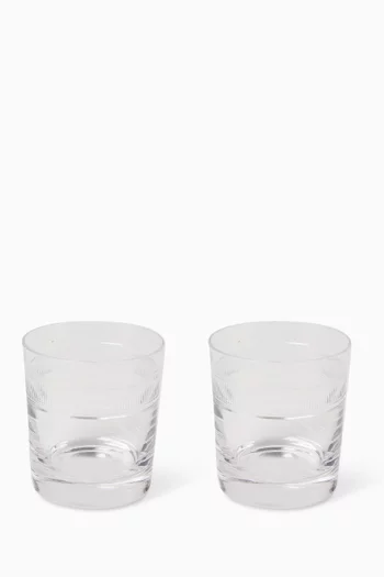 Langley Double Old Fashioned Glasses, Set of 2