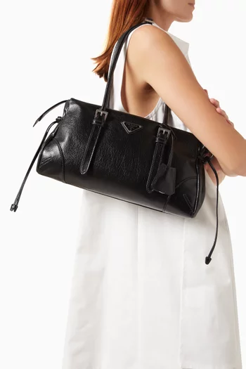 Medium Bonnie Tote Bag in Antiqued Leather