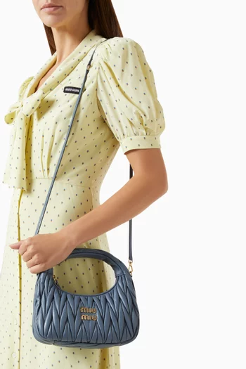 Wander Hobo Bag in Matelassé Nappa Leather