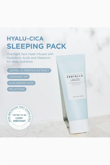 قناع مدغشقر سنتيلا بحمض الهيالورونيك والسيكا للاستخدام قبل النوم، 100 ملل