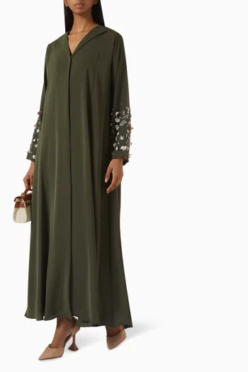 3D-embellished Abaya