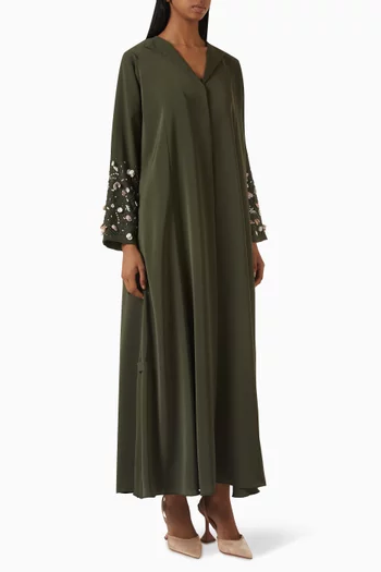 3D-embellished Abaya