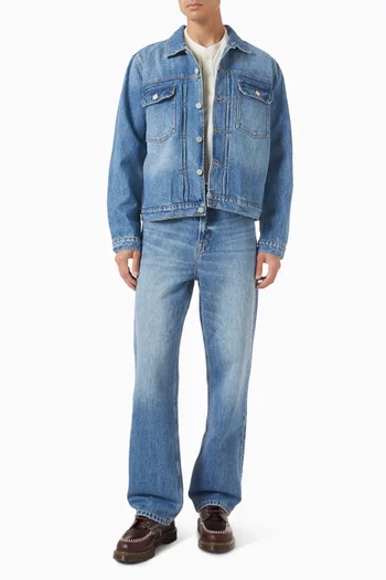 Dario Buttoned Jacket in Denim